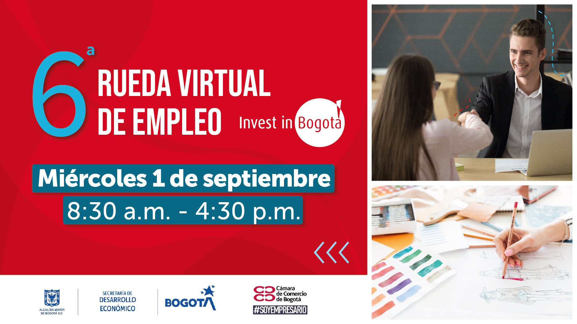 6ª Rueda virtual de empleo de Invest in Bogota